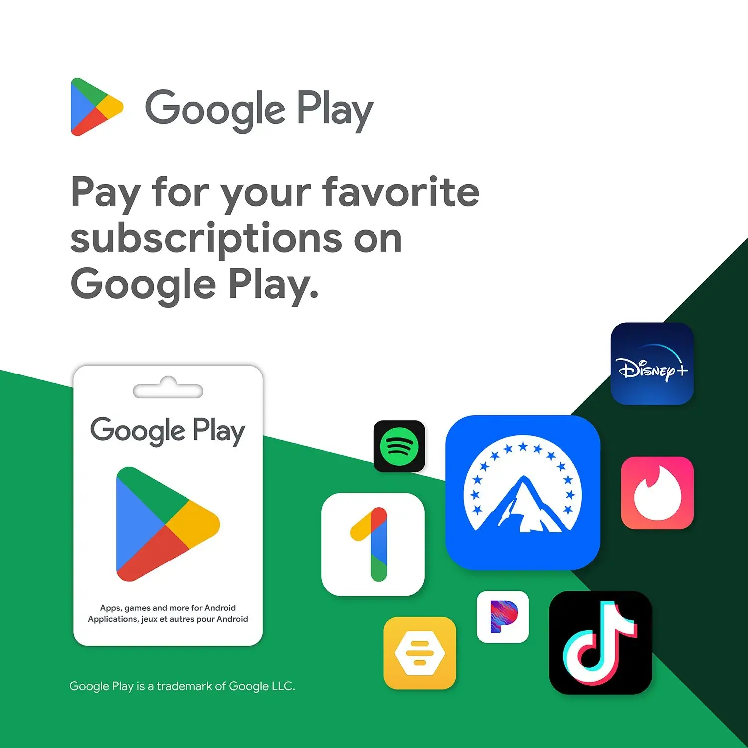 بطاقات جوجل بلاي Google Play Gift Cards